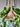 Jute and cork plant hammock with philodendron brasil