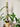 24 in jute plant pole with Philodendron Squamiferum